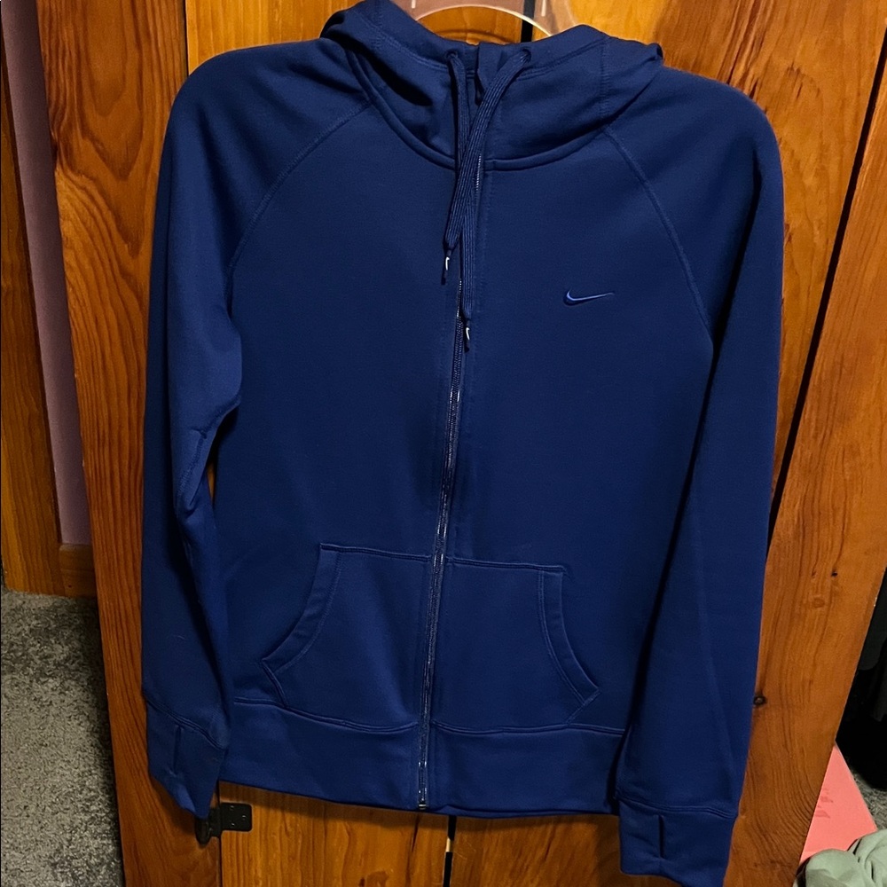 Nike Deep Blue Zip-Up Hoodie